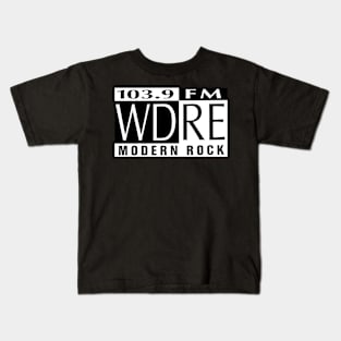 103.9 WDRE Philadelphia Modern Rock 1992 Throwback Design Kids T-Shirt